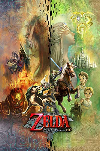The Legend of Zelda - Lienzo decorativo para pared, 50,8 x 71,1 cm, diseño de Zelda Twilight Princess HD, sin marco/marco