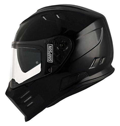 The Simpsons GLOSSBLACKMH Casco Simpson Venom 56-S, Hombre, Metal Negro, Small