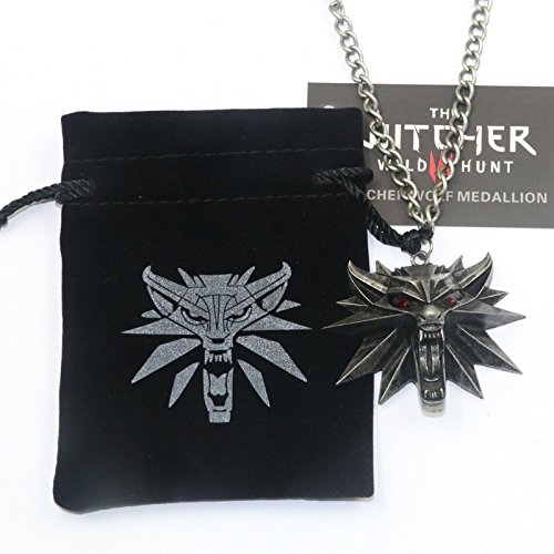 The Witcher 3: Wild Hunt Wolf Head Necklace Medallion from Collectors Edition by Namco Bandai/Warner Brothers