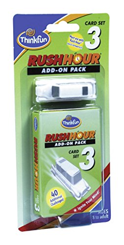 Think Fun Nein Rush Hour 3-Juego de ampliación, Color Blanco (Ravensburger 76334) Think Fun Nein Rush Hour 3-Juego de ampliación, Color Blanco (Ravensburger 76334)