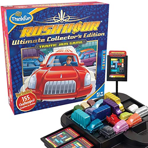 ThinkFun Rush Hour Ultimate Collector’s Edition – Juego de lógica y CTIM para niños y niñas, Edad recomendada 8+