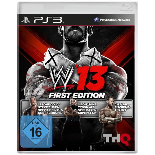 THQ WWE '13 First Edition, PS3 PlayStation 3 Alemán vídeo - Juego (PS3, PlayStation 3, Lucha, Modo multijugador, M (Maduro))