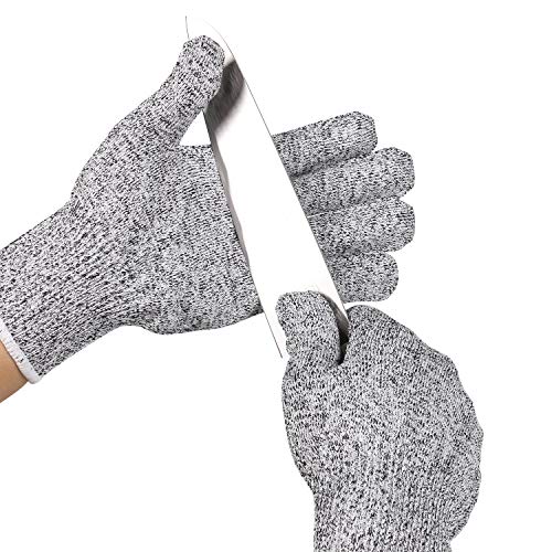 ThreeH Guantes resistentes a cortes Guantes de cocina de seguridad de nivel 5 para corte de carne, tallado de madera, despiece, tallado GL02 S ThreeH Guantes resistentes a cortes Guantes de cocina de seguridad de nivel 5 para corte de carne, tallado de madera, despiece, tallado GL02 S