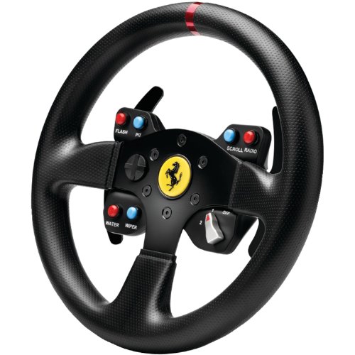 ThrustMaster Guillemot Ferrari GTE Wheel Add-on - Volante - Replica Ferrari 458 Challenge - Licencia Oficial Ferrari - para T300, TX 458, T500 y TS-PC Racer