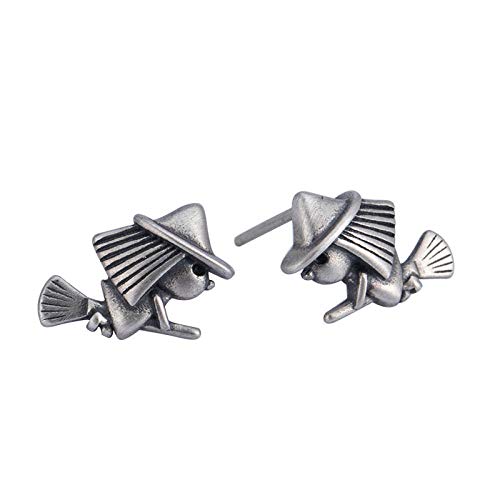 THTHT Vintage Largo Aretes De Plata Esterlina S925 Mujeres Hacen Vieja Bruja Mate Encanto Elegante De Estilo Chino De Gama Alta De Temperamento Temperamento Don THTHT Vintage Largo Aretes De Plata Esterlina S925 Mujeres Hacen Vieja Bruja Mate Encanto Elegante De Estilo Chino De Gama Alta De Temperamento Temperamento Don