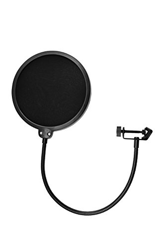 TIE Studio 19-90001 - Filtro para micrófono con parabrisas Pop Máscara Escudo