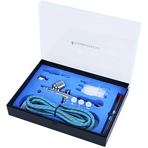 TIMBERTECH -Kit De Aerógrafo- ABPST01 - - Incluye Adaptador, Manguera, boquillas y Agujas TIMBERTECH -Kit De Aerógrafo- ABPST01 - - Incluye Adaptador, Manguera, boquillas y Agujas