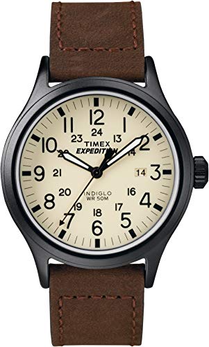 Timex Reloj análogico para Hombre de cuarzo con correa de cuero T49963