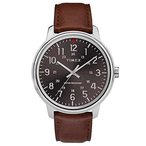 Timex Reloj Análogo clásico para Hombre de Cuarzo con Correa en Cuero TW2R85700