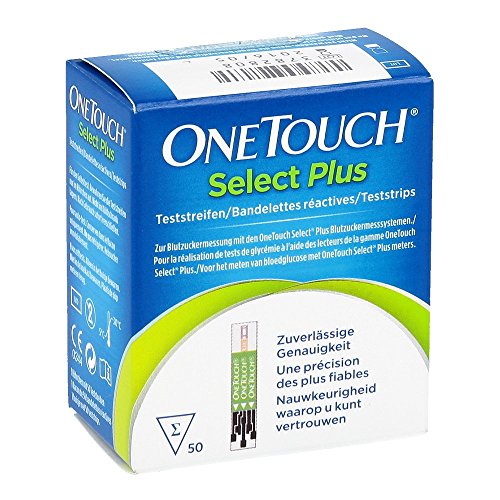Tiras para medir el nivel de glucosa en sangre, OneTouch Select, paquete de 50 Tiras para medir el nivel de glucosa en sangre, OneTouch Select, paquete de 50