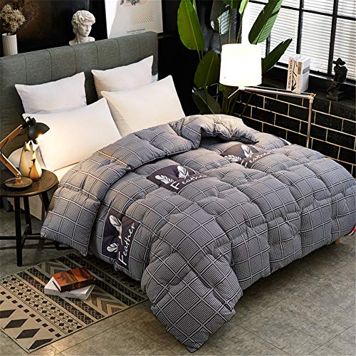 TIUTIU Edredón Nórdico - Edredón Grueso De Algodón con Plumón De Invierno, Edredón Cálido De Algodón Agradable para La Piel Edredón Grueso con Estampado De Regalo (4,220x240cm - 5kg) TIUTIU Edredón Nórdico - Edredón Grueso De Algodón con Plumón De Invierno, Edredón Cálido De Algodón Agradable para La Piel Edredón Grueso con Estampado De Regalo (4,220x240cm - 5kg)