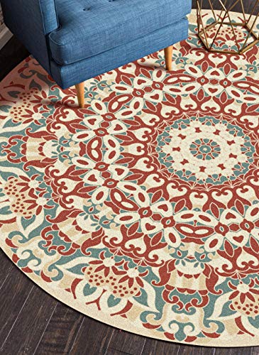 Tiwosan Rug Redondo Lavable Antideslizante Suave Hecho de Material de Lana de Cristal Adecuado para Sala de Estar de Dormitorio Estilo Pastoral europeo-18 años_70 Pulgadas de diámetro Tiwosan Rug Redondo Lavable Antideslizante Suave Hecho de Material de Lana de Cristal Adecuado para Sala de Estar de Dormitorio Estilo Pastoral europeo-18 años_70 Pulgadas de diámetro
