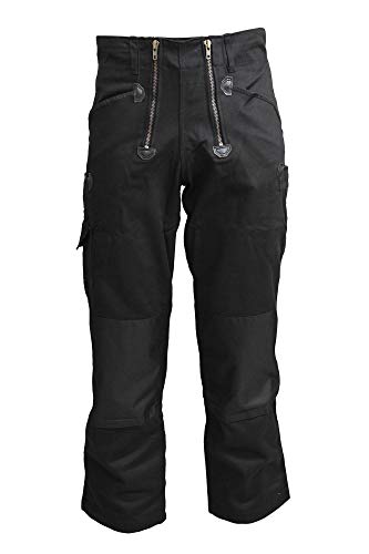 TMG® Pantalones de Carpintero para Hombres | Negro | 400 | Pantalones de Trabajo para Hombres con Refuerzo de Cordura | Techadores, Carpinteros y Ebanistas 50