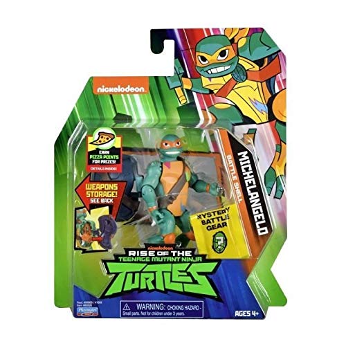 TMNT- Figura articulada con Accesorios – Mikey Carapace (GIOCHI PREZIOSI TU202D11) TMNT- Figura articulada con Accesorios – Mikey Carapace (GIOCHI PREZIOSI TU202D11)