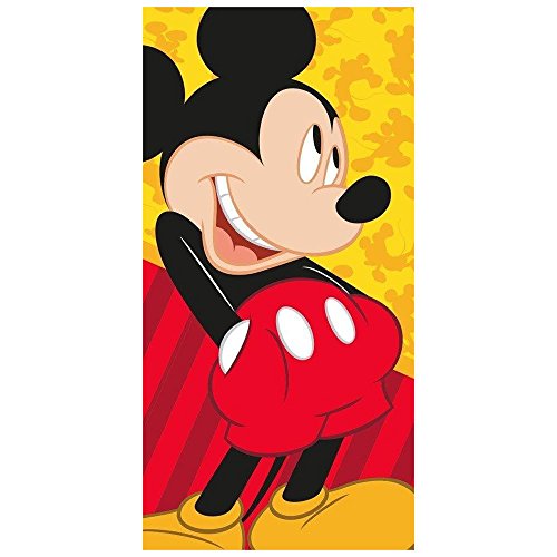 Toalla de baño y playa Disney Mickey Mouse, 100% algodón, diseño de personajes 70 x 140 cm Toalla de baño y playa Disney Mickey Mouse, 100% algodón, diseño de personajes 70 x 140 cm