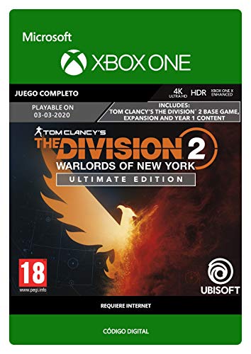 Tom Clancy's The Division 2: Warlords of New York Ultimate Edition| Xbox One - Código de descarga