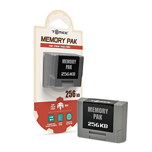 Tomee-Tarjeta De Memoria De 256 K Para La Copia De Seguridad De La Consola Nintendo 64 N64