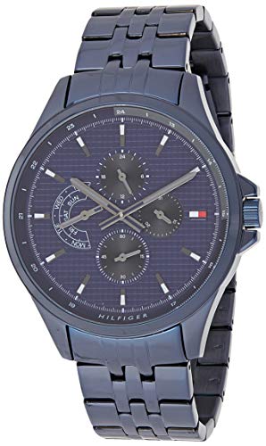 Tommy Hilfiger Reloj Multiesfera para Hombre de Cuarzo con Correa en Acero Inoxidable 1791618 Tommy Hilfiger Reloj Multiesfera para Hombre de Cuarzo con Correa en Acero Inoxidable 1791618
