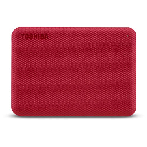 Toshiba Canvio Advance - Disco Duro (4 TB, 2,5"), Color Rojo