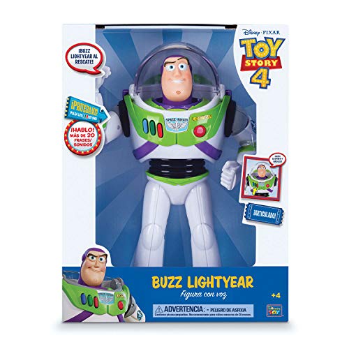 Toy Story Figura Articulada Buzz Lightyear con Voz 30 cm (BIZAK 61234070)