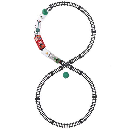 TOYANDONA 1 Juego de Juguete de Vías de Tren Pequeño para Niños Vías de Tren Eléctricas de Navidad Juguete de Tren para Niños Juguete de Tren Eléctrico con Sonido Y Luz Realistas Modelo de TOYANDONA 1 Juego de Juguete de Vías de Tren Pequeño para Niños Vías de Tren Eléctricas de Navidad Juguete de Tren para Niños Juguete de Tren Eléctrico con Sonido Y Luz Realistas Modelo de