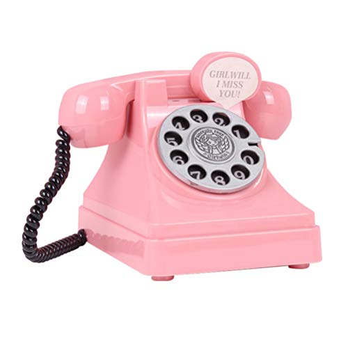 Toyvian 1pc plástico simulación de teléfono Retro del Ahorro del Banco guarro del pote del Banco de Moneda del Dinero de Banco para los Adultos de los niños Regalo Toyvian 1pc plástico simulación de teléfono Retro del Ahorro del Banco guarro del pote del Banco de Moneda del Dinero de Banco para los Adultos de los niños Regalo