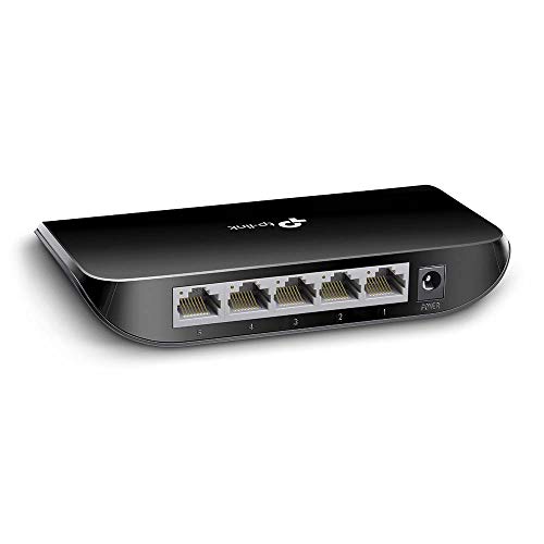 TP-Link TL-SG1005D - Gigabit Switch de Red con 5 Puertos (10/100/1000Mbps, Sin Configuración) TP-Link TL-SG1005D - Gigabit Switch de Red con 5 Puertos (10/100/1000Mbps, Sin Configuración)
