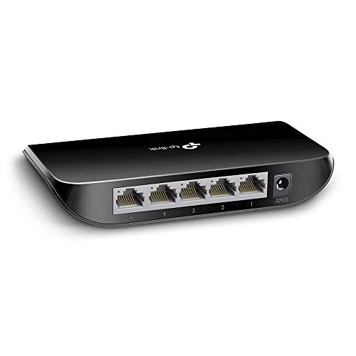 TP-Link TL-SG1005D - Gigabit Switch de Red con 5 Puertos (10/100/1000Mbps, Sin Configuración)