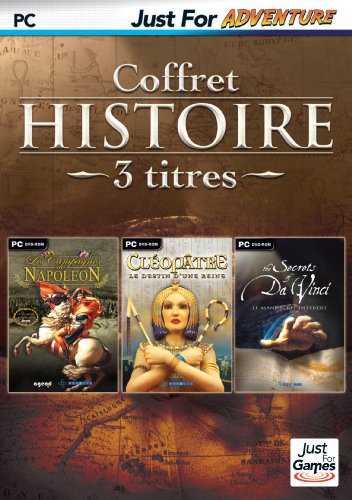 Triple Pack Histoire: Campagnes Napoléon + Cléopatre Destin D'Une Reine + Da Vinci Code [Importación Francesa]