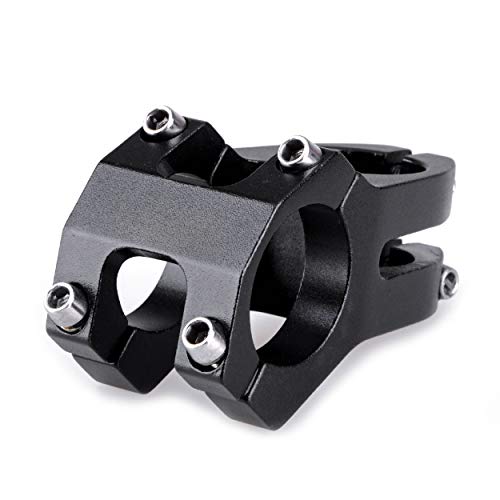 TRIWONDER Potencias MTB Vástago de Manillar Aleación de Aluminio Ligero 31.8 x 45mm para Ciclismo Bicicleta Montaña (31.8 x 45 mm - Negro) TRIWONDER Potencias MTB Vástago de Manillar Aleación de Aluminio Ligero 31.8 x 45mm para Ciclismo Bicicleta Montaña (31.8 x 45 mm - Negro)