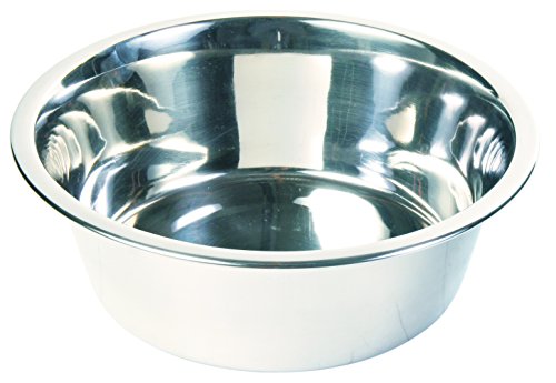 TRIXIE Comedero Acero Inox, 1.8 l, ø20 cm, Perro