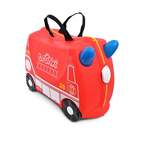 Trunki Maleta correpasillos y equipaje de mano infantil: Camión de bomberos Frank (Rojo) Trunki Maleta correpasillos y equipaje de mano infantil: Camión de bomberos Frank (Rojo)