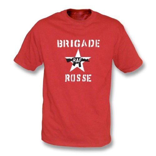 TshirtGrill La Camiseta de Rosse de la Brigada (según lo Llevado por Joe Strummer) XX-Grande, colorea Rojo