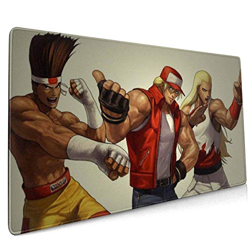 TUCBOA Mouse Pads,Fatal Fury Computer Pad,Attractive Decorative Non-Slip Gaming Pads For Working Time,40x90cm