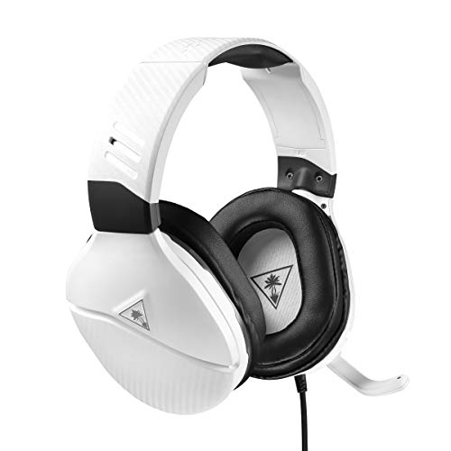 Turtle Beach Recon 200 Auriculares de Juego Amplificados PS4, PS5 y Xbox One, Blanco