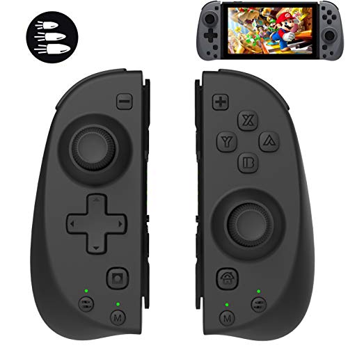 TUTUO Mando para Nintendo Switch, Bluetooth Wireless Controller Gamepad Joystick Controlador De Reemplazo Soporta Turbo/Vibración/Giroscopio/un Botón Programable