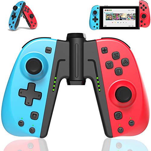 TUTUO Mando Switch para Nintendo Switch, Bluetooth Wireless Controller Gamepad Joystick Controlador De Reemplazo Izquierdo Y Derecho para Joy con