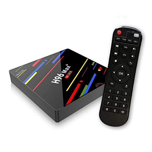 TV Box Android 9.0-ESTGOUK H96 MAX+ Smart TV Box 4GB RAM & 64GB ROM, RK3328 Quad-Core,4K*2K UHD H.265, HDMI,WiFi 2.4/5.0GHz,Android Set-Top Box