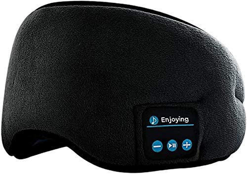 TXGZ Máscara de sueño Bluetooth 3D Bluetooth Durmiente Auriculares Música Cubierta de Ojos Auriculares Viajes de micrófono (máscara de sueño) (Color : Black) TXGZ Máscara de sueño Bluetooth 3D Bluetooth Durmiente Auriculares Música Cubierta de Ojos Auriculares Viajes de micrófono (máscara de sueño) (Color : Black)