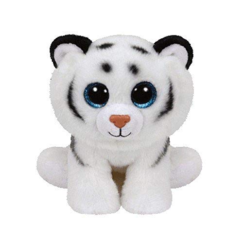 TY - Classics Tundra, tigre de peluche, 15 cm, color blanco (42106TY) , color/modelo surtido