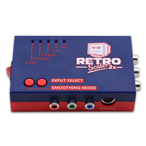 Ububiko Convertidor HDMI para RetroScaler2x Adaptador AV a HDMI para Adaptador HDMI N64 / NES/Dreamcast/Saturn, Regalo para niños Ububiko Convertidor HDMI para RetroScaler2x Adaptador AV a HDMI para Adaptador HDMI N64 / NES/Dreamcast/Saturn, Regalo para niños