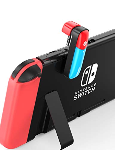 UGREEN Adaptador Bluetooth para Nintendo Switch/Switch Lite, Transmisor Bluetooth 5.0 con aptX LL Baja Latencia, Mini Bluetooth Jack 3.5mm Compatible con Airpods Auricular Altavoz Bluetooth,Plug&Play