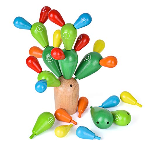 Ulikey Juguete de Montaje Cactus, Cactus Bloque de Madera, Cactus Equilibrio Ninos Edificios Juguete Colorido, Apilador De Madera Color Arco Iris Montessori, Juego Creativo DIY Toys Ulikey Juguete de Montaje Cactus, Cactus Bloque de Madera, Cactus Equilibrio Ninos Edificios Juguete Colorido, Apilador De Madera Color Arco Iris Montessori, Juego Creativo DIY Toys