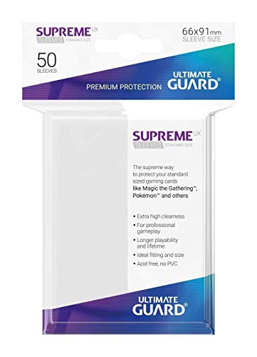 Ultimate Guard- Protective Card Sleeves Juego de Cartas, Color Gris Oscuro, única (UGD10789)
