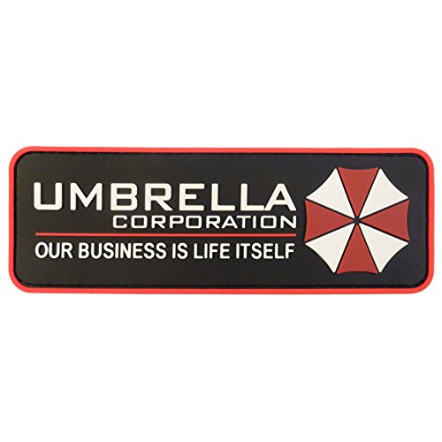 Umbrella Corporation Resident Evil Cosplay PVC Rubber 3D Hook-and-Loop Patch