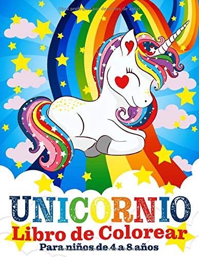 Unicornio Libro de Colorear para Niños de 4 a 8 Años Unicornio Libro de Colorear para Niños de 4 a 8 Años