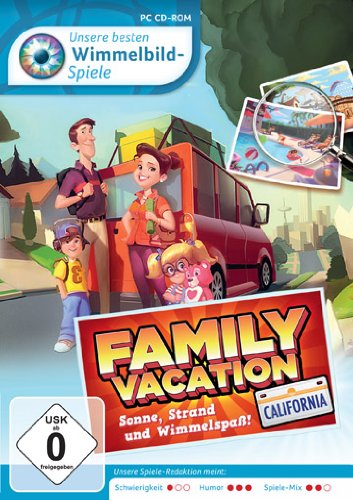 Unsere besten Wimmelbild Spiele -  Family Vacation California [Importación alemana]