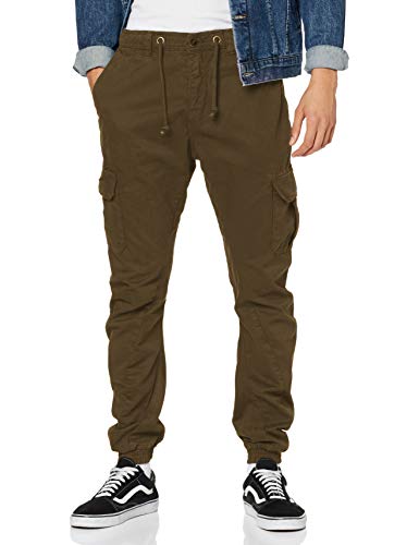 Urban Classics Cargo Jogging Pants Pantalones, Verde (Olive 176), M para Hombre