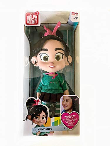 USA OFFICIAL Ralph Espaca Internet Muñeca Vanellope 30 cm juego pinzas Disney película Bandai