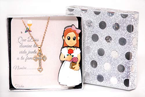 USB 16gb. niña DE Primera COMUNIÓN con Cadena y Cruz (Puede Variar EL Mod. DE Cruz) en Caja de Regalo. para Entrega EN 3 DIAS LABORABLES. USB 16gb. niña DE Primera COMUNIÓN con Cadena y Cruz (Puede Variar EL Mod. DE Cruz) en Caja de Regalo. para Entrega EN 3 DIAS LABORABLES.